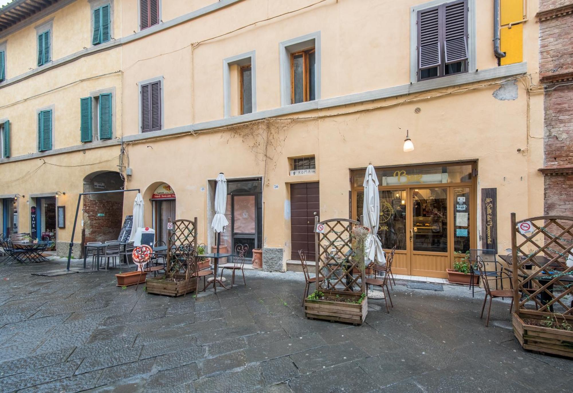 La Casa Gialla Di Buonconvento Kültér fotó